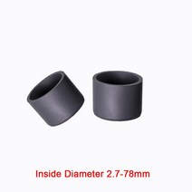 2.8mm-78.5mm 실리콘 고무 라운드 캡 의자 가구 피트 파이프 튜브 엔드 커버 더스트 씰 보호 가스켓 화이트, 02 Black_37 46.5mm-1pcs