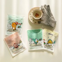 홈앤키즈 카카오프렌즈 헬로투스노우 핫팩 라이언 어피치 무지 튜브 손난로핫팩 미니핫팩 휴대용 손난로 겨울 준비물, 헬로투스노우 핫팩 어피치