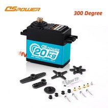 RC카 부품 Dspower 방수 서보 고 토크 브러시리스 모터 디지털 서보 35kg, s020b-300 블루