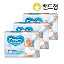 마미포코 에어핏 공기솔솔 밴드형 신생아용 1단계 공용 3팩 210매