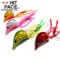 히트페이스 참돔 퀸 타이라바, 60g, 오렌지