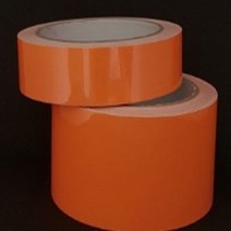 형광 축광 야광 테이프 시트 야간 폭 20mm 오렌지색