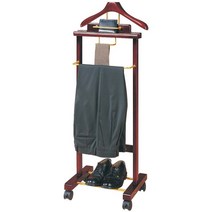 원목 양복걸이 앤틱 행거 임원실 고급 비즈니스호텔 사무실 정장걸이, B형 길이46cm 폭35cm 높이116cm
