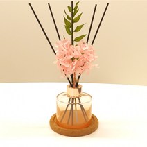 퐁텐느 수국 디퓨저+향200ml, 라이트블루, 핑크수국