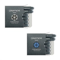 오피스에버 까렌다쉬 849 메탈 만년필용 카트리지 블루 6개입 2개 (8355252), 기본