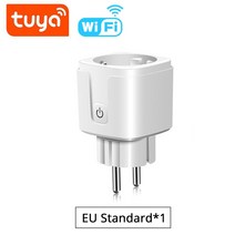 스마트스위치 스위치봇 스마트싱스 Alexa-Tuya 스마트 홈 US EU 플러그 스위치 및 애플 홈키트 구글 원격 제어 와이파이 전원 소켓 벽 콘센트, [01] Tuya EU, [02] 2 Pcs