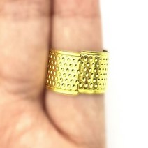 손가락 구리 골무 공예 수선 재단 뜨개질 퀼트 수공예 X10