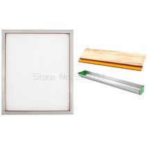 알루미늄 실크 스크린 인쇄기 프레임 160 메쉬 카운트 고정밀 회로 기판 50x60cm 1 팩, 한개옵션0