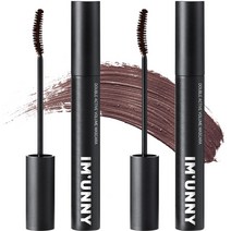 아임유니 더블 액티브 볼륨 마스카라 8.5g, 딥브라운, 2개