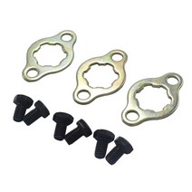체인 스프로킷 부드러운 17mm 프론트 엔진 # 체인 스프로킷 리테이너 플레이트 로커 나사, 02 3 set 20mm