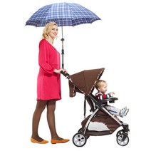 유모차 우산 거치대 전동 자전거 휠체어 보드 양산 파라솔 햇빛 비 가리개 고정 브라켓, 퍼플