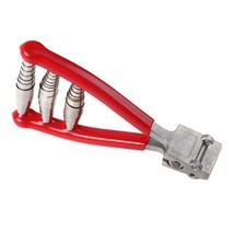 테니스 스트링 금속 스프링 시작 클램프 배드민턴 라켓 스타터 도구 와이드 헤드, 없음