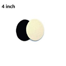울펠트 폴리싱 패드 휠 세트 자동차 드릴 페인팅 수리 10mm 1-7 인치, 04 4 inch100mm