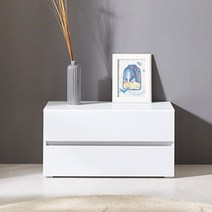 속옷 장 안방 서랍장 침대옆 수납함 미니 옷 2단 600, 그레이