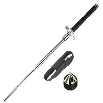 더배라 삼단봉 호신용 3단봉 진압봉 경찰봉 호신봉 몽둥이 경찰 무기 휴대용 asp SD-실버, 3개