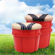 플라스틱 작업방석 농사용 귀농 고추 의자 수확 밭일 폼, 5cm(돌출판 1개) 랜덤 컬러-, 1개