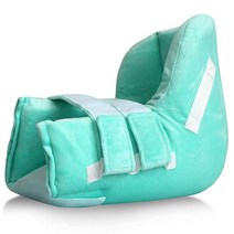 NYOrtho 힐 프로텍터 쿠션 - 뒤꿈치 궤양용 쿨링 젤 팩이 있는 압력 완화 베개 시 열림 부드러운 원단 평균 성인 | 싱글 부츠, 부드러운 원단_평균 성인 | 단일 부팅