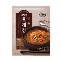 [이화수] 대파 차돌 고기많은 일품 육개장 500g 3팩 6팩 10팩, 500g 6팩, 6개