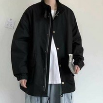 GZX740056남자 하프 면자켓 간절기 바람막이 스타일 여행 코디