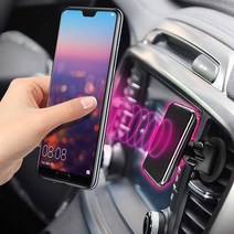 콩샵 BMW뉴X5스마트폰거치대 모음 캐딜락마그네틱거치대 벤츠더뉴cla220송풍구핸드폰거치대 휴대폰거치대 자석거치대 차량용, 03. 릿츠 나노 스마트벤트 송풍구거치대, 1개