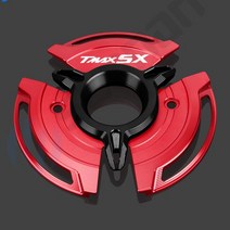 nmax pcx 호환슬라이더 프론트 리어 머플러 가드 YAMAHA TMAX 530 SX T CNC 엔진 스테이터 가드 커버 프로, 13 Black Red
