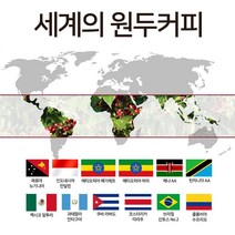 세계의 원두커피 3종 골라담기(100g*3봉) / / 당일 로스팅 / 디애플스토리, 콜롬비아 수프리모, 과테말라 안티구아, 쿠바 라바도
