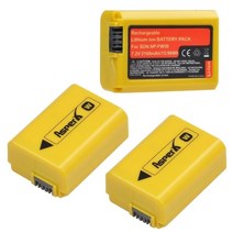 소니배터리 np-fw50 배터리 및 충전기 세트 소니 np fw50 a6000 a6500 a6300 a6400 a7 a7ii a7rii a7sii a7s a7s2 a7r 호환, 배터리 3개
