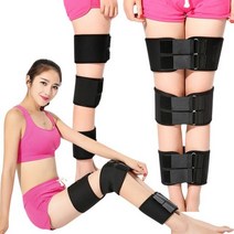 상세페이지참고 _FFF 3중다리보정벨트-블랙 발목고정 오다리 허벅지 휜다리 자세, 1