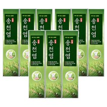 메디안 짜지않고 상쾌한 송천염치약 120g 3입 3개