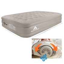 에어베드 에어침대 캠핑침대 자동충전 펌프 내장 휴대용 25cm 40cm, 40cm SS사이즈