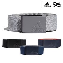[아디다스골프정품] 리버시블 웹 벨트 4컬러 HA9186, 블랙