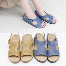 기타 [애슬릿] 발 편한 토오픈 여성 슬링백 샌들 4cm