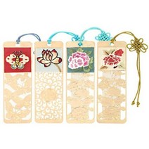 박씨상방 전통손자수 책갈피 대꽃B, 나비