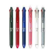 파이롯트 프릭션 슬림 3색볼펜/ 리필심 지워지는 볼펜, 3색슬림볼펜 0.5-레드