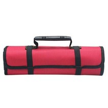 롤 타입 도구 가방 전기 기사 가방 보관 다기능 두꺼운 내마모성 컴퓨터 수리 캔버스, [03] Red