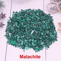 콩자갈 바닥 자갈돌 조경돌 자연 다채로운 돌 자갈 미네랄 석영 치유 스탈 보석 만들기 대량 떨어지는 보석 홈 수족관, 공작석, 100 그램