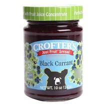 Crofters 오가닉 저스트 프룻 스프레드 블랙커런트, 283g, 1개