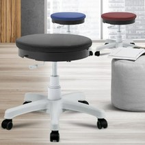 의자 미용 바퀴달린 D 화장대 낮은 스톨 스툴, 상품선택, 레드