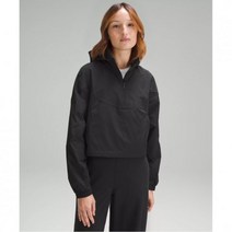 룰루레몬 에버그린 크롭 아노락 - 블랙 317819