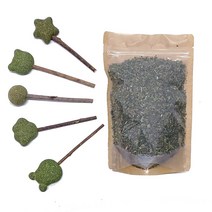 포트렘 고양이 장난감 마따따비 막대 캣닢사탕 5개 + 캣닢가루 30g