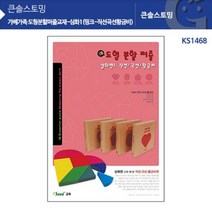 SS1810 KS1468 큰솔스토밍 도형분할퍼즐교재-심화1(핑크-직선곡선황금비)