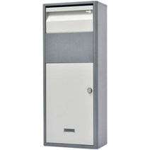 무인 택배 보관함 단독주택 원룸 빌라 개인 택배함, 미디엄 3가지 색상 옵션(회색 황록색)