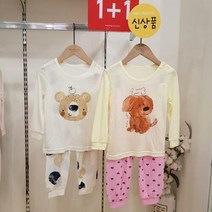 이랜드 [모이모이깜피](1+1패키지특가)모이모이깜피유니프랜드 리틀퍼피+코리 레이온9부내의_동아 강북점