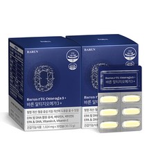 바른 rTG알티지 오메가3+, 2개, 1024mgx30캡슐, 30정