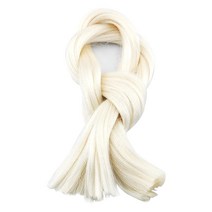 수염 분장용 메이크업 국가고시 자격증 실기시험용 재료 수염 생사 흰색 화이트, 1개