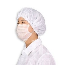 제이스토어 / 무진모 케이엠 방진 제전모 모자 크린룸 후드 C3, 스카이블루L