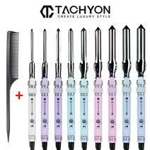 타키온 파스텔 컬러 세라믹 원권 아이롱 볼륨 고데기, 타키온 아이롱 바이올렛 20mm
