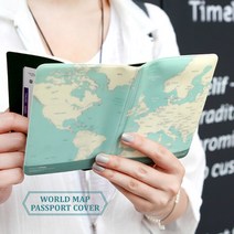 인디고 월드맵 여권커버