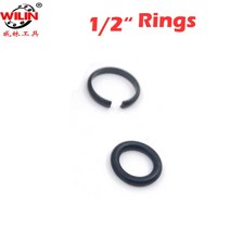 공구 3/8 1/2 인치 브레이크 공압 해머 볼트 브레이커 스케일러 Ingersoll Rand 2115 소켓 리테이너 링 용 Chisel Anvils, [03] 1 Set