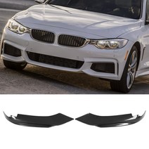 자동차 앞 범퍼 립 스플리터 스포일러 ABS 탄소 섬유 교체 BMW 4 시리즈 F32 2014-2020 1 쌍, 한개옵션0